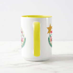 Taza alegre y brillante
