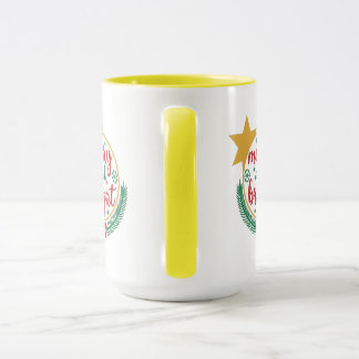 Taza alegre y brillante