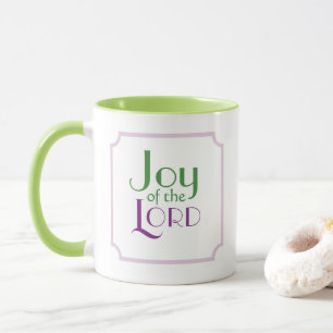 Taza Alegría Adorable del Señor Versículo Bíblico Crist