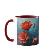 Alegría de las flores rojas