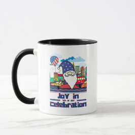 Taza Alegría en la celebración del 4 de julio