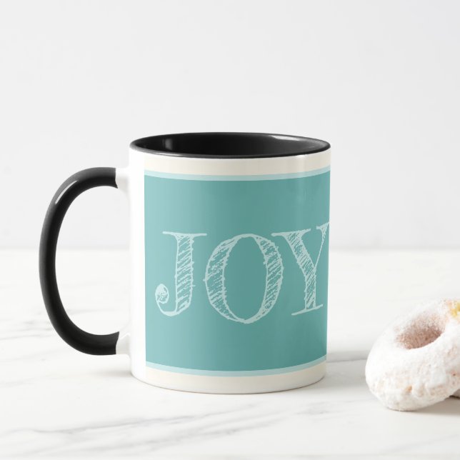 Taza Alegría Personalizado Color Mug Navidades Festivid (Con donut)