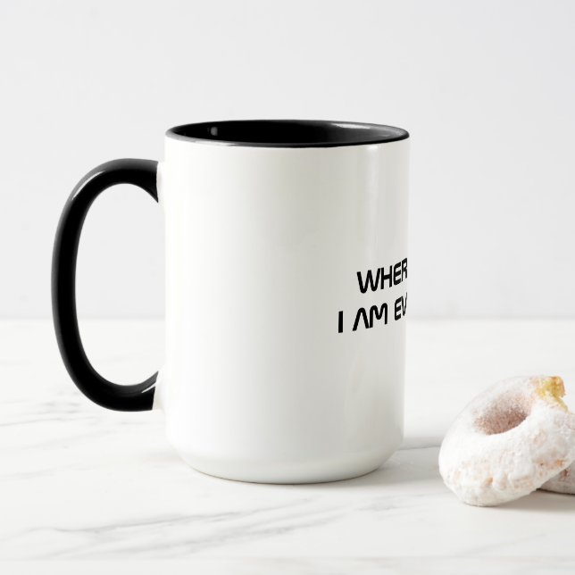 Taza alejada de la visión (Con donut)