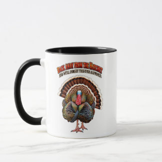 Taza Aléjate del hacha y olvidaremos esto