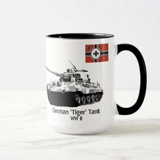 Taza ALEMÁN - el TANQUE del "tigre" (Derecha)