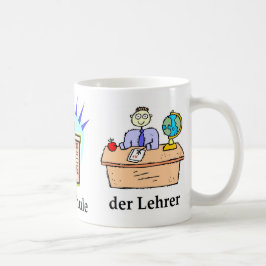Taza alemana de la escuela
