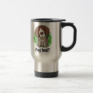 Taza alemana del viaje del indicador de pelo corto