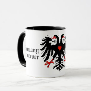 Taza Alemania para siempre/Imperio alemán bandera de do