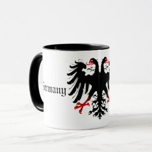 Taza Alemania para siempre/Imperio alemán bandera de do