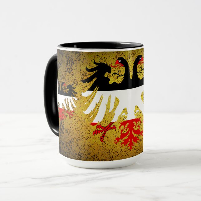 Taza Alemania para siempre/Imperio alemán bandera de do (Anverso izquierdo)