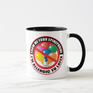 Taza Alergia del látex