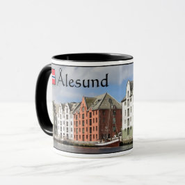 Taza Alesund Norway Souvenir