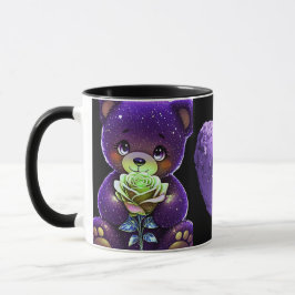 Taza AlexDizaine Enchanted Purple Bears Coffee Mug 