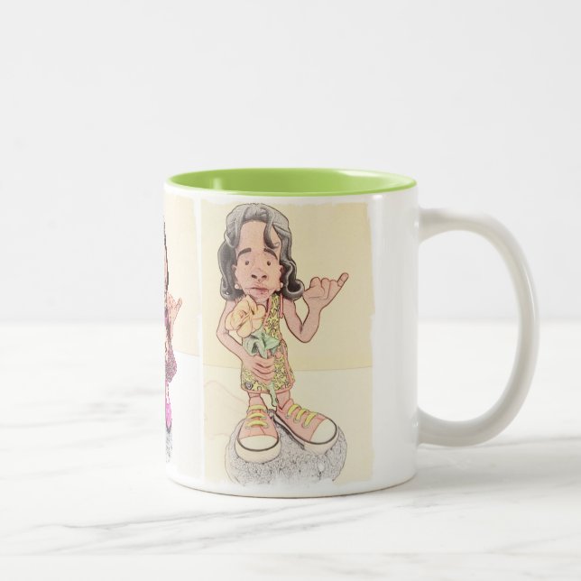 Taza alfa alfa de la hermandad de mujeres de Kappa (Derecha)