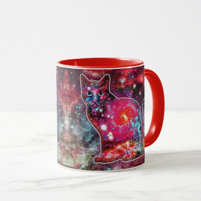 Taza Alfa de gato cósmico (Anverso derecho)