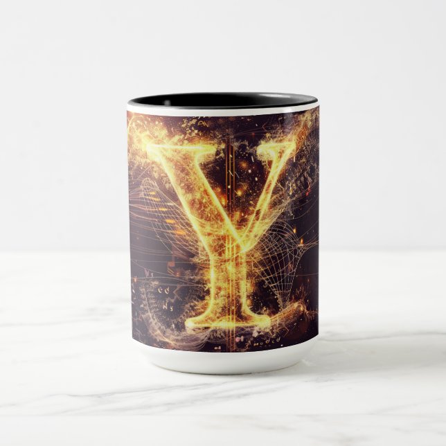 Taza Alfabet Mug: 'Y' (Centro)