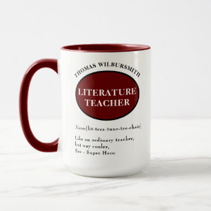 Taza Alfabetización personalizada