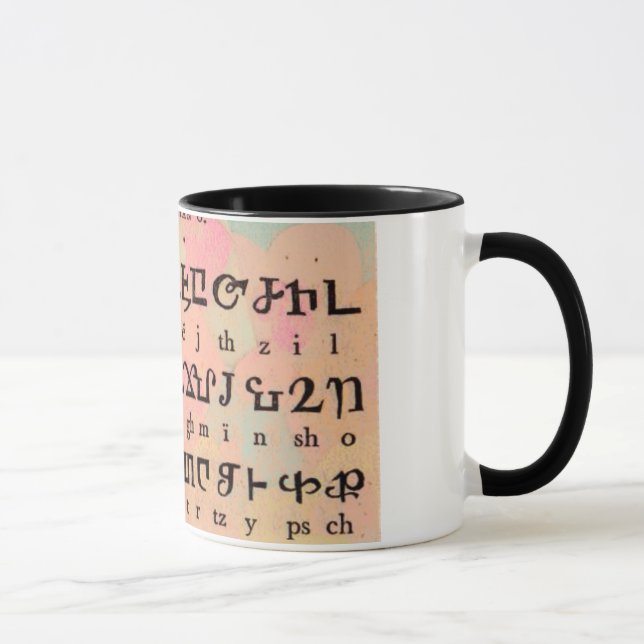 Taza Alfabeto armenio (Derecha)