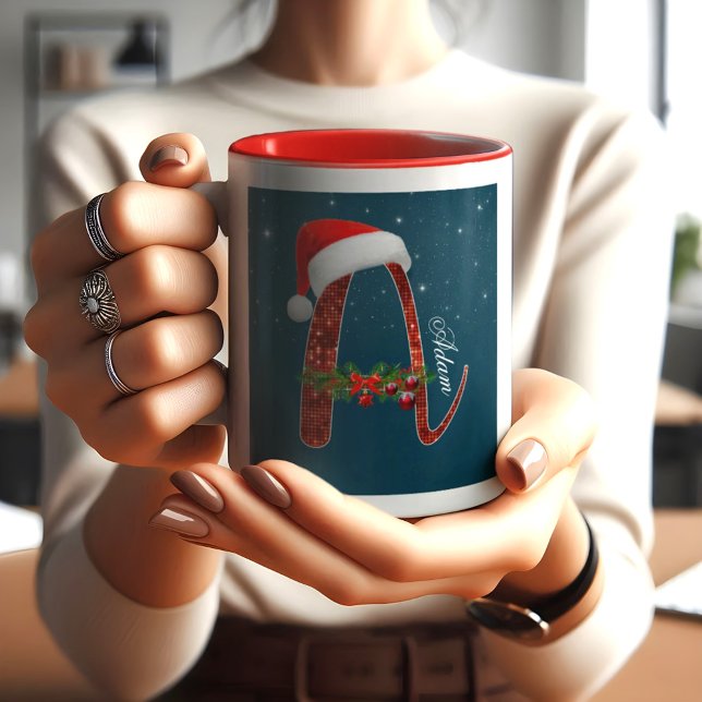 Taza Alfabeto de navidad con navidad _A_ Mug (Subido por el creador)