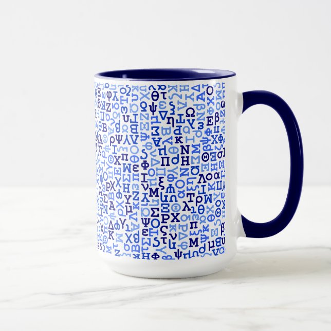 Taza Alfabeto griego (Derecha)