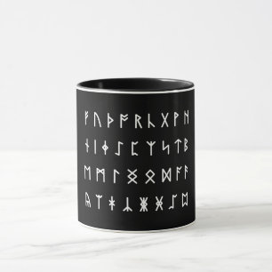 Taza Alfabeto rúdico [Futhorc]