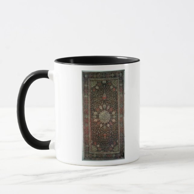 Taza Alfombra de Ardabil hecha para la mezquita en (Izquierda)
