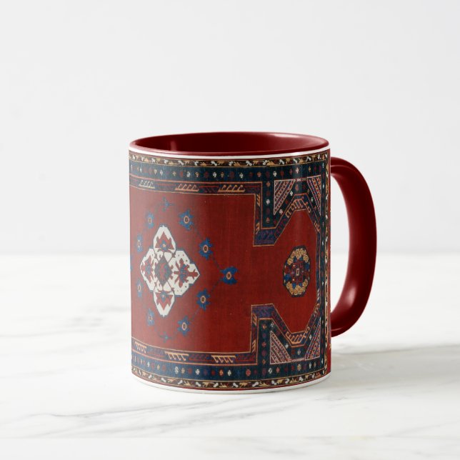Taza Alfombra Turca Persa Kilim (Anverso derecho)