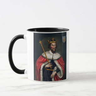 Taza Alfred el grande (849-99), después de una pintura
