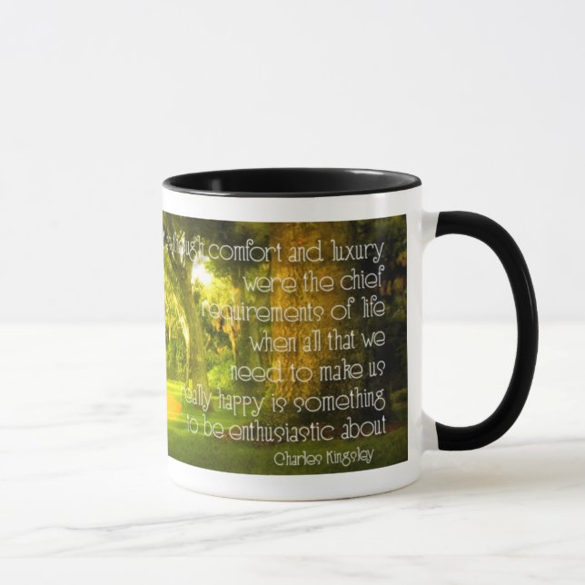 Taza Algo ser entusiasta alrededor (Derecha)