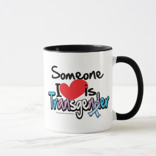 Taza Alguien amor de I es transexual