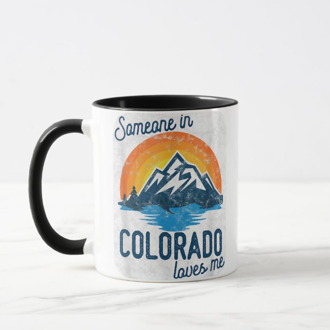 Taza Alguien En Colorado Me Ama (Izquierda)