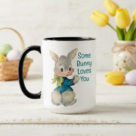 Taza Algunos conejitos te aman la Pascua de Conejo