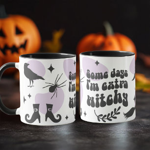 Taza Algunos días, estoy extra con Halloween.