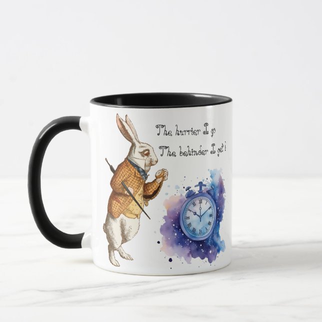 Taza Alice - Conejo Blanco - El huracán que voy (Izquierda)