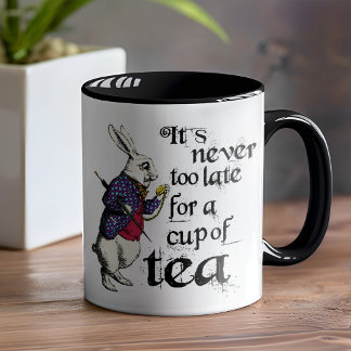 Taza Alice In Wonderland Rabbit Novedad Tea