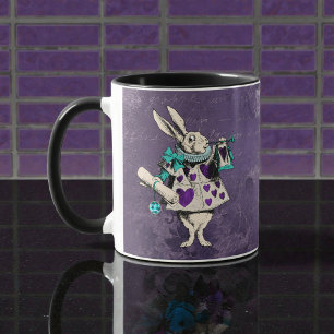 Taza Alice Oscura Rustico Púrpura Profundo