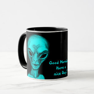 Taza Alien, Buenos Días
