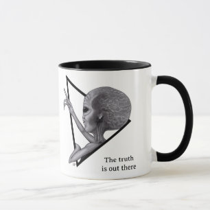 Taza Alienígena Gris, la verdad está ahí fuera