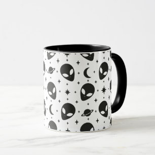 Taza Alienígenas y Estrellas