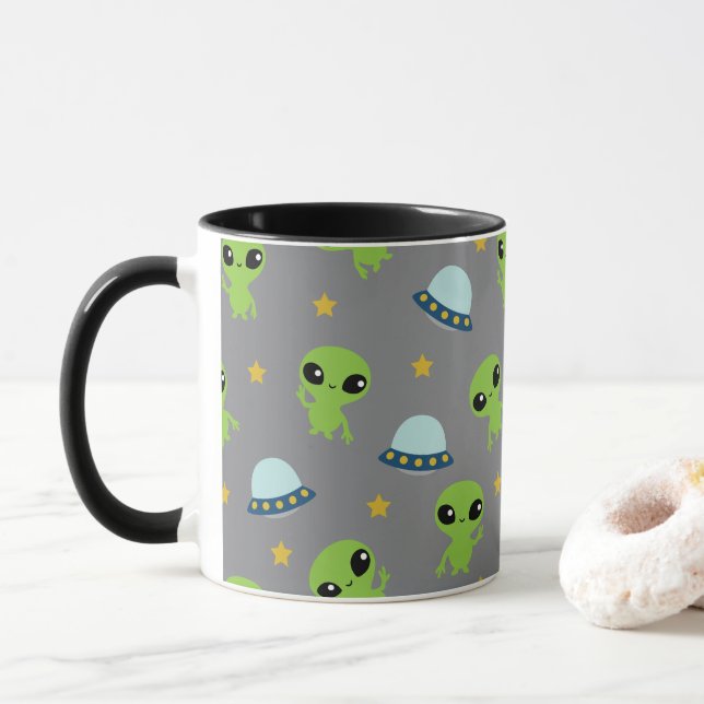 Taza Aliens Mug (Con donut)