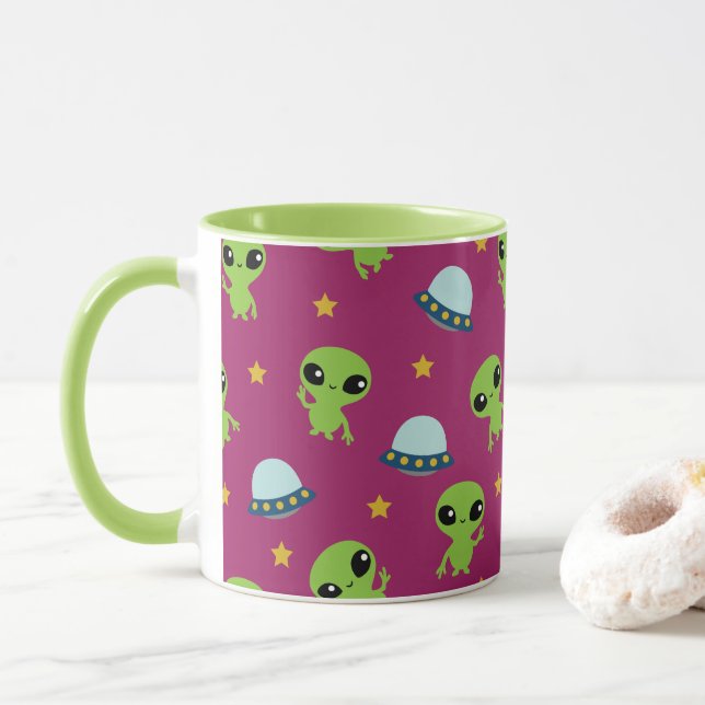 Taza Aliens Mug (Con donut)