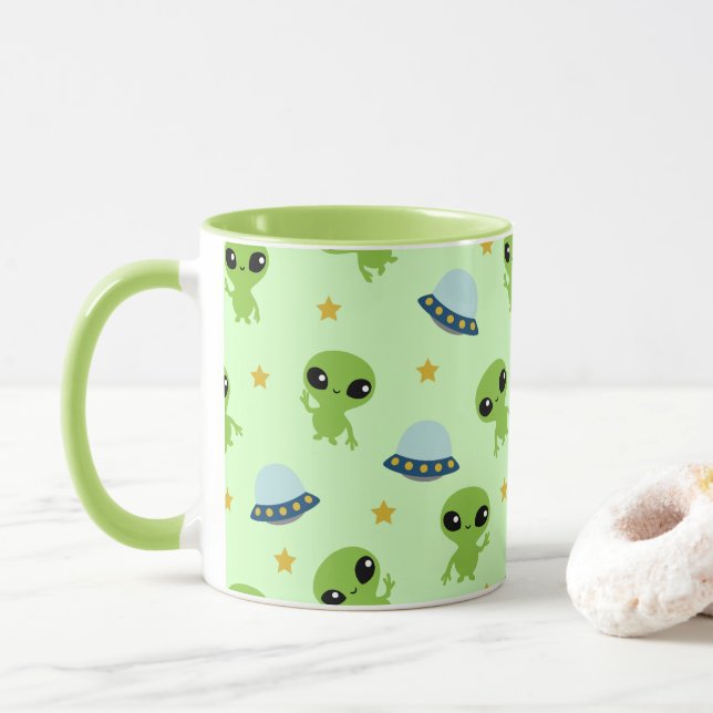 Taza Aliens Mug (Con donut)
