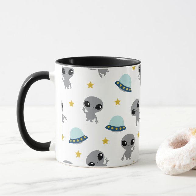 Taza Aliens Mug (Con donut)