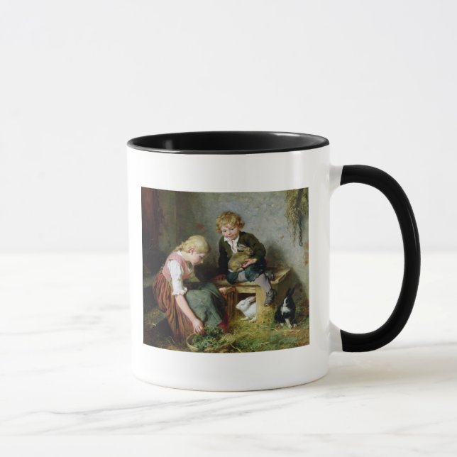 Taza Alimentación de los conejos (Derecha)