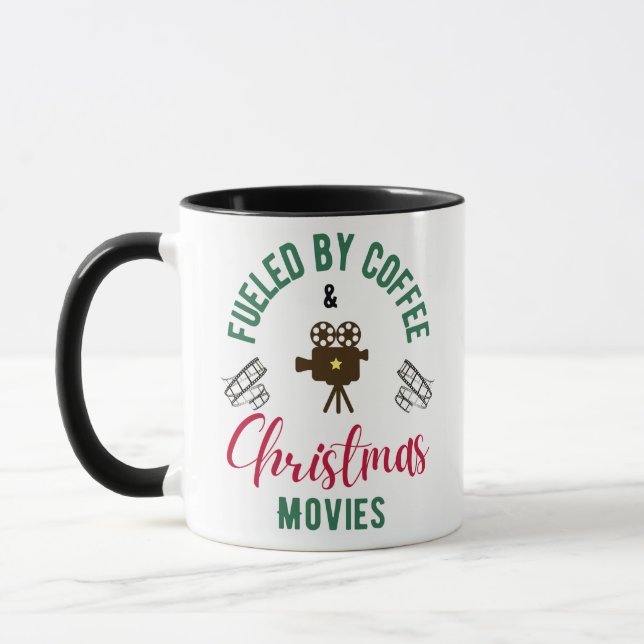 Taza Alimentado por café y películas de Navidades Coffe (Izquierda)