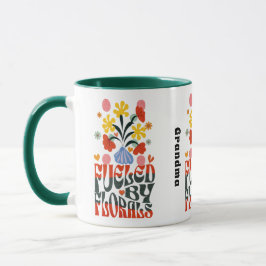 Taza Alimentado Por Florales