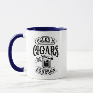 Taza Alimentado Por Los Cigarros Y El Borbón