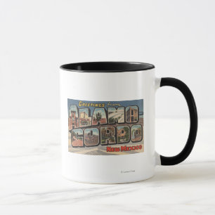 Taza Alinter ordo, Nuevo México - Escenas de letras gra