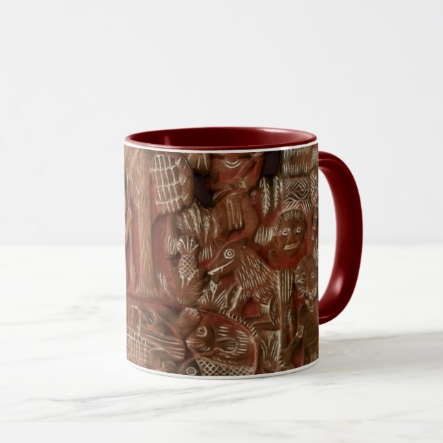Taza Alivio azteca del arte (Anverso derecho)