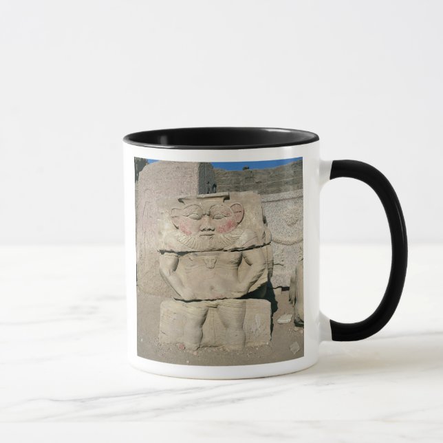 Taza Alivio de dios egipcio del hogar, Bes (Derecha)